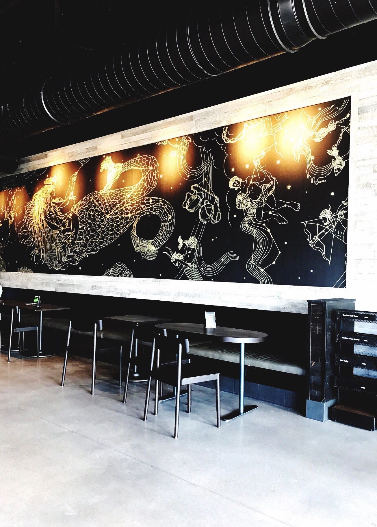 We finally have a Starbucks. 