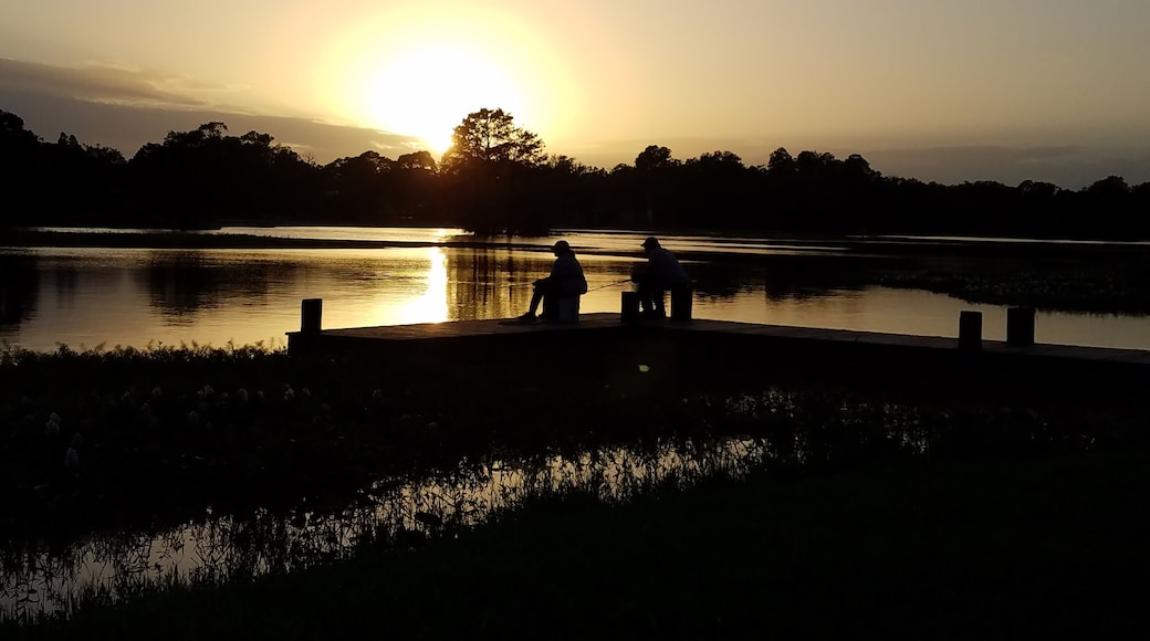 #Trovember
People were fishing off the ramp during sunset. This is one of my favorite pictures!