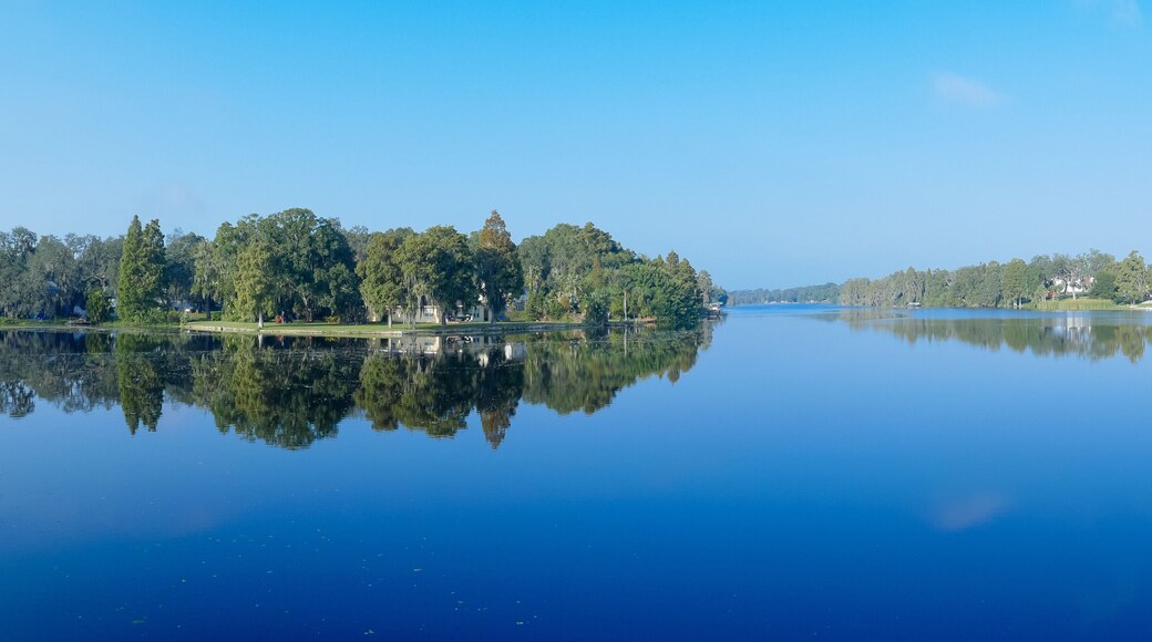 Town of Temple Terrace and Hillsborough river at Tampa, Florida