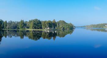 Town of Temple Terrace and Hillsborough river at Tampa, Florida