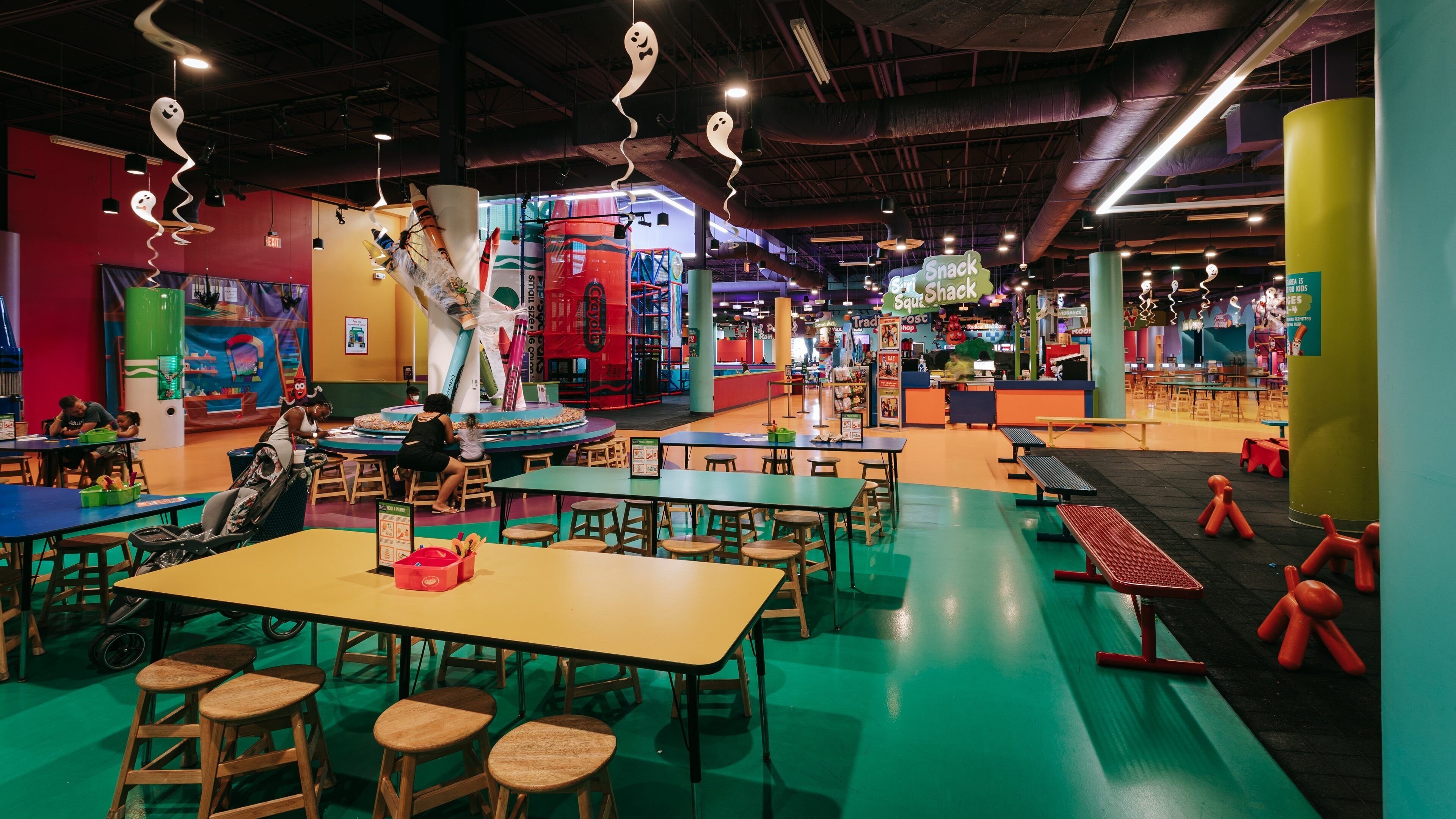 Crayola Experience featuring interior views