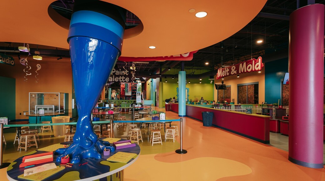 Crayola Experience showing interior views