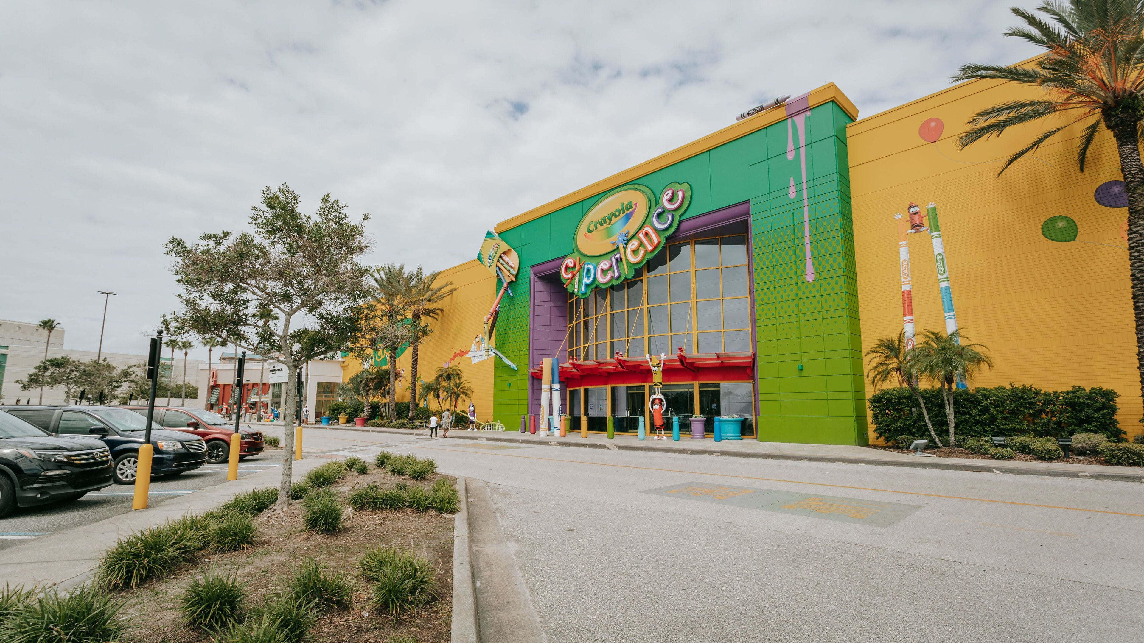 Crayola Experience which includes signage