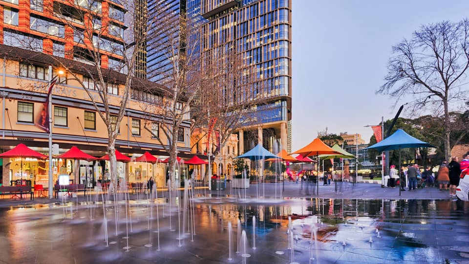 Parra square fount wide set