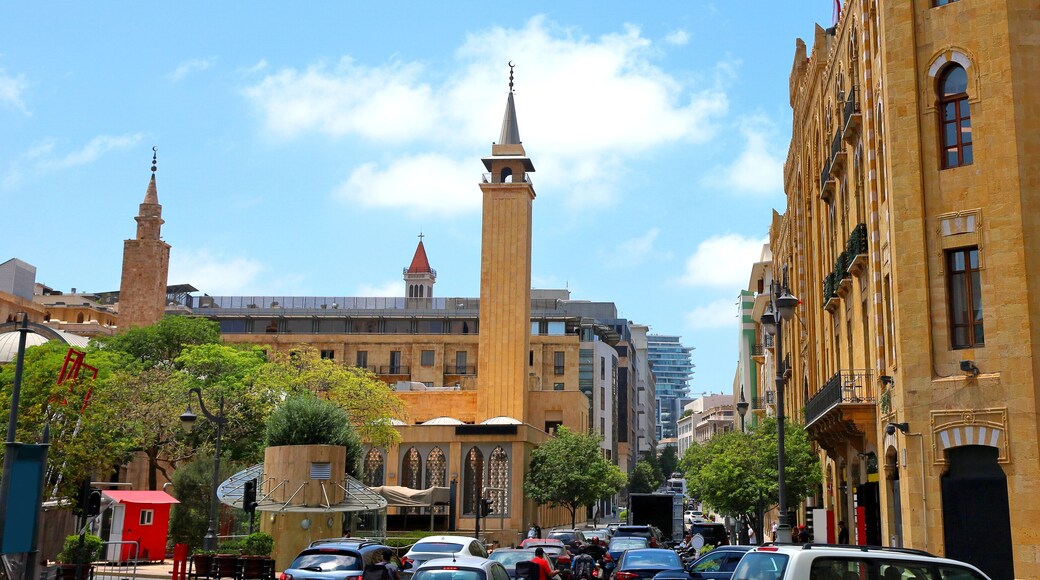 Downtown Beirut: The hustle and bustle on Weygand Street.