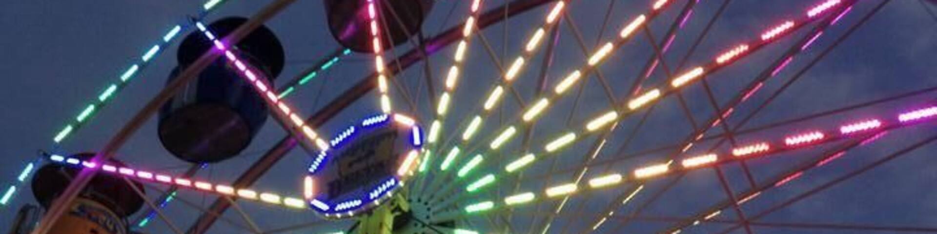 It's that time of year again!
Time for the county fair! The sad thing is I haven't been yet. Tomorrow is the last day so I am sure my daughter will drag me there.
When you live in a small place like we do the County Fair is a big deal. People from all over the county bring in their livestock to be judged. There is also a pet show and a horse show. Plenty of carnival food and lots of scary and not so scary rides. Fun for all as they say.