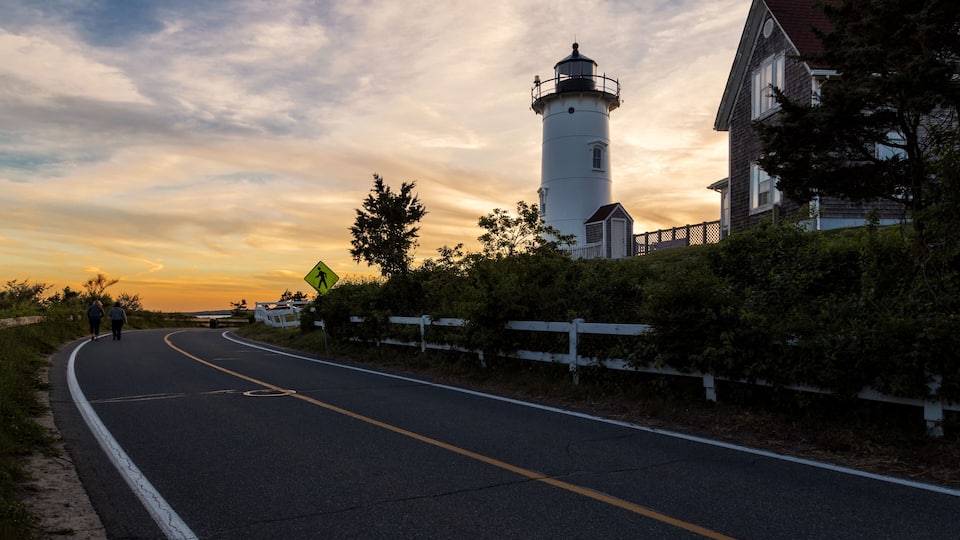 Nobska Lighthouse in Falmouth, Massachusetts