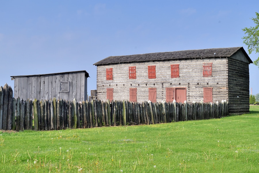 Old Fort Madison, built in 1808, is located along the Mississippi River in the southeast corner of Iowa. The fort was the first permanent U.S. military fortification on the Upper Mississippi.
