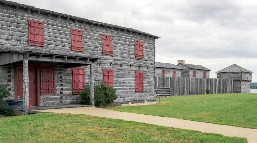 Old Fort Madison Historic Site, 1808-1813, In Riverview Park at Fort Madison, Iowa
