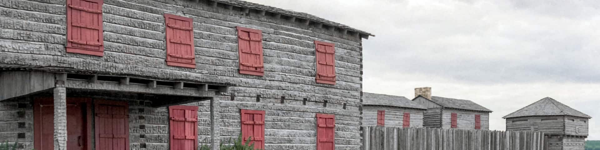 Old Fort Madison Historic Site, 1808-1813, In Riverview Park at Fort Madison, Iowa