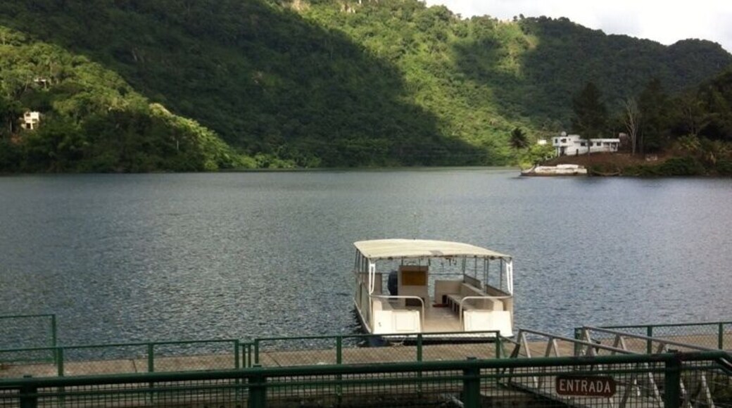 They take you in the boat to restaurant's in the other side of the lake!!