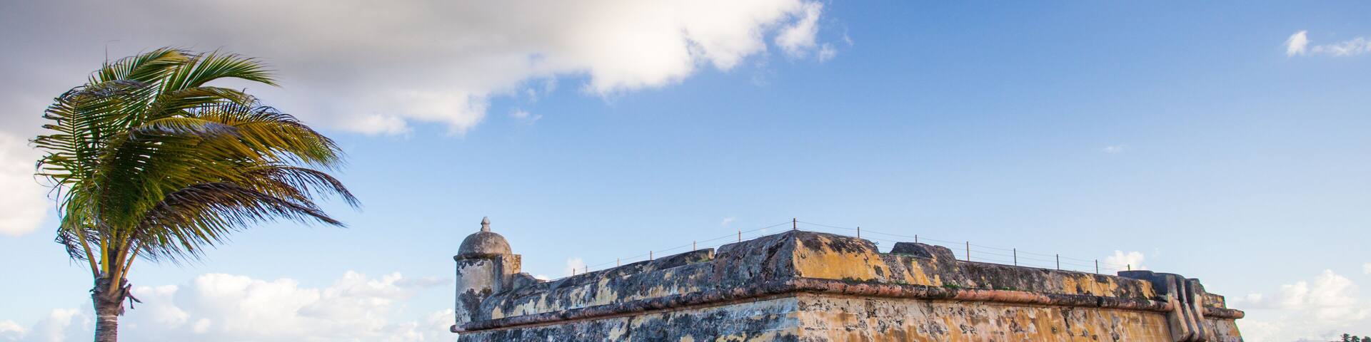 Historic Fort San Juan De La Cruz also known as El Canuelo from San Juan Puerto Rico