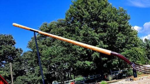 World's largest pitchfork!
Casey, Illinois. Big things/small town! Just a short detour off the highway to an oasis of oversized household accoutrements.