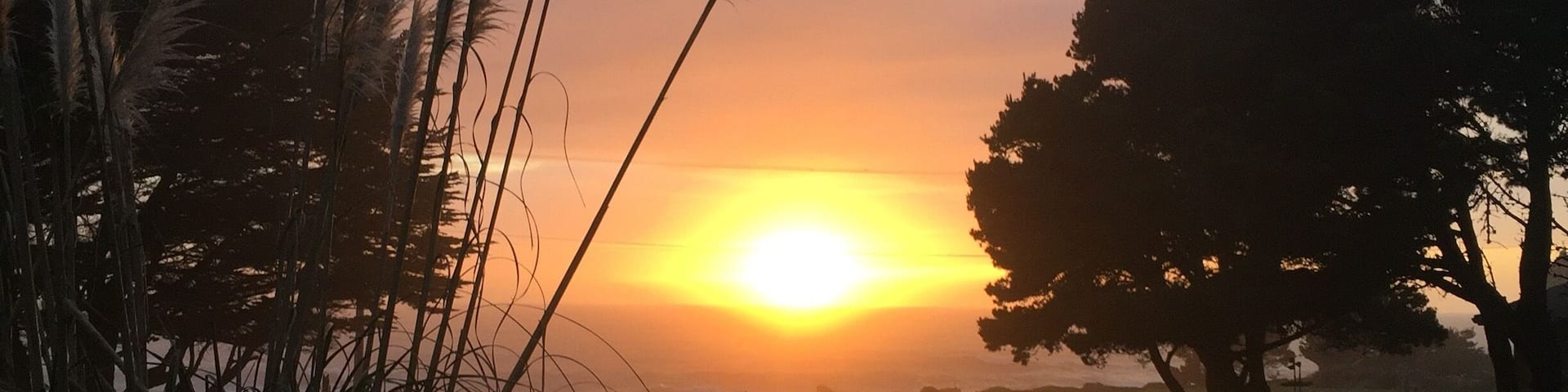 If the fog hasn't rolled
In and the clouds let it creep through you can always catch a wonderful sunset right here in the beautiful northern coast of California!!