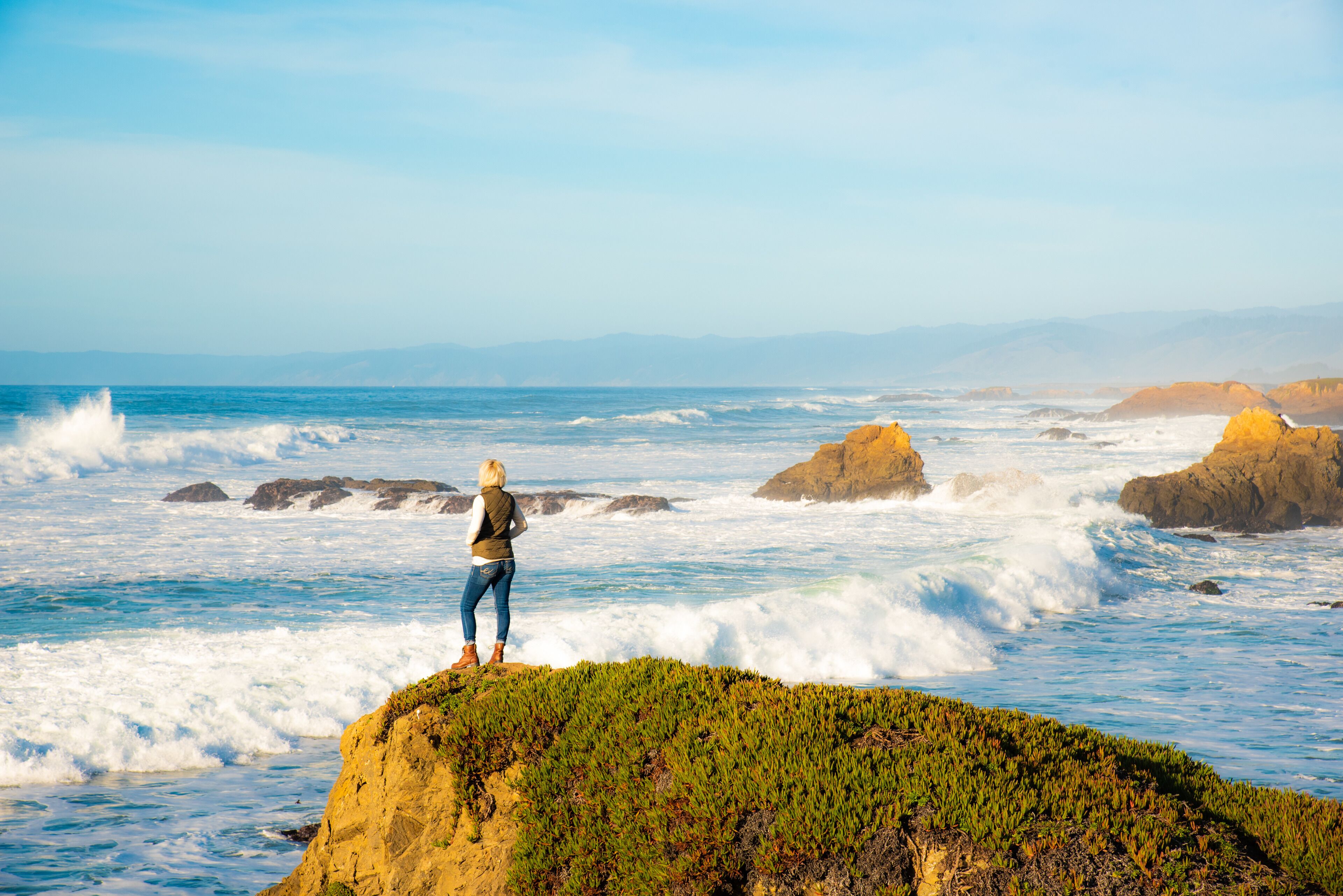 Glass Beach is a beach in MacKerricher State Park near Fort Bragg, California, that is abundant in sea glass created from years of dumping garbage into an area of coastline near the northern part of the town.

Once upon a time the sand was coated in brightly colored bits of sea glass, and social media is full of photos that make it look as if the sand still looks that way, but that isn't the case. Over the years the public has raided the beach of much of its glass. Now at first look, some might say it looks like any other ordinary beach. Yes you can still find glass here, but you have to look for it, and most of colored glass is long gone. It all makes for a fun little treasure hunt however! 

What I love most about the Glass Beach is its dramatic coastline that lends to extraordinary photos right on the ocean, like this one!

#wheretoexplorenext #thebestisyettocome #adventure #getlost #optoutside #getoutdoors #naturelovers #nature #adventureculture #explore #exploremore #keepexploring #wildandfree #wildernessculture #travel #travelstoke #roamtheplanet #wanderlust #travellife #travelgram #letsgosomewhere #mytinyatlas #stayandwander #wandermore #adventureawaits #liveyouradventure #discoverearth #sheisnotlost #iamatraveler