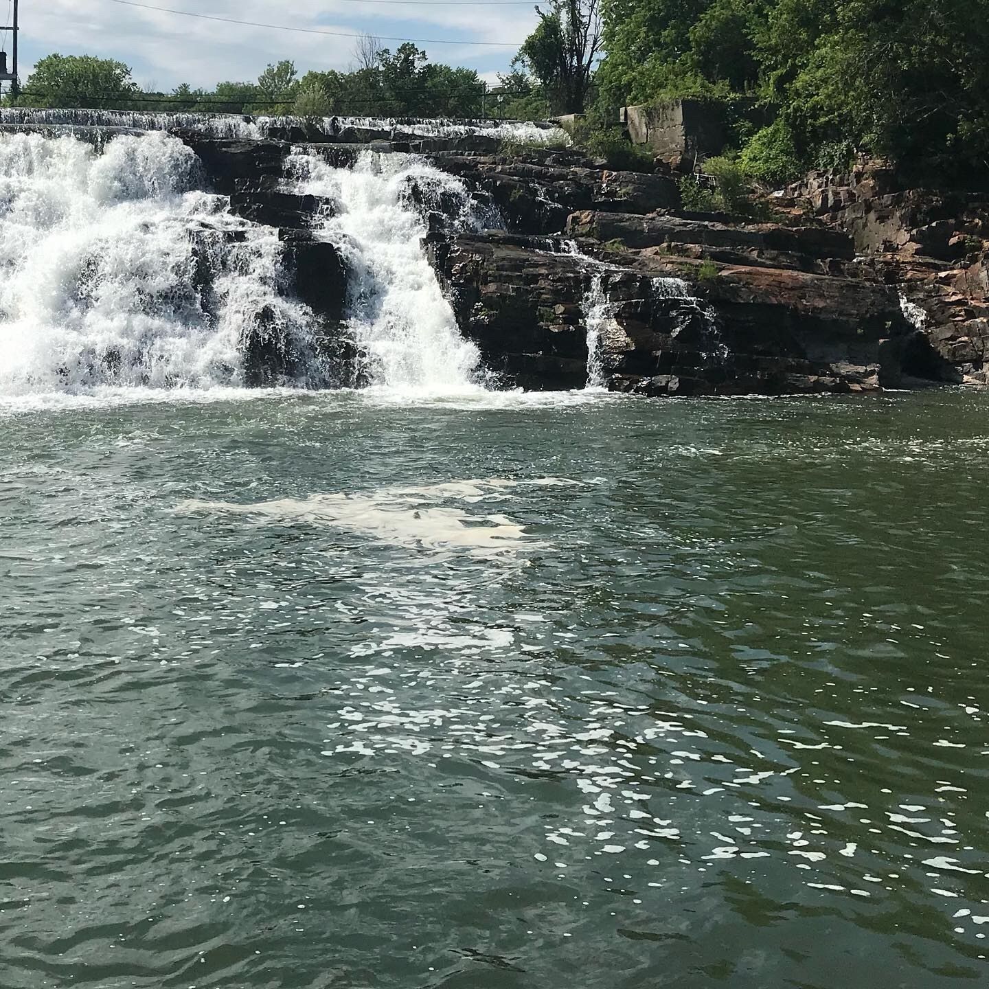 A beautiful surprise between the fort and the mountain.