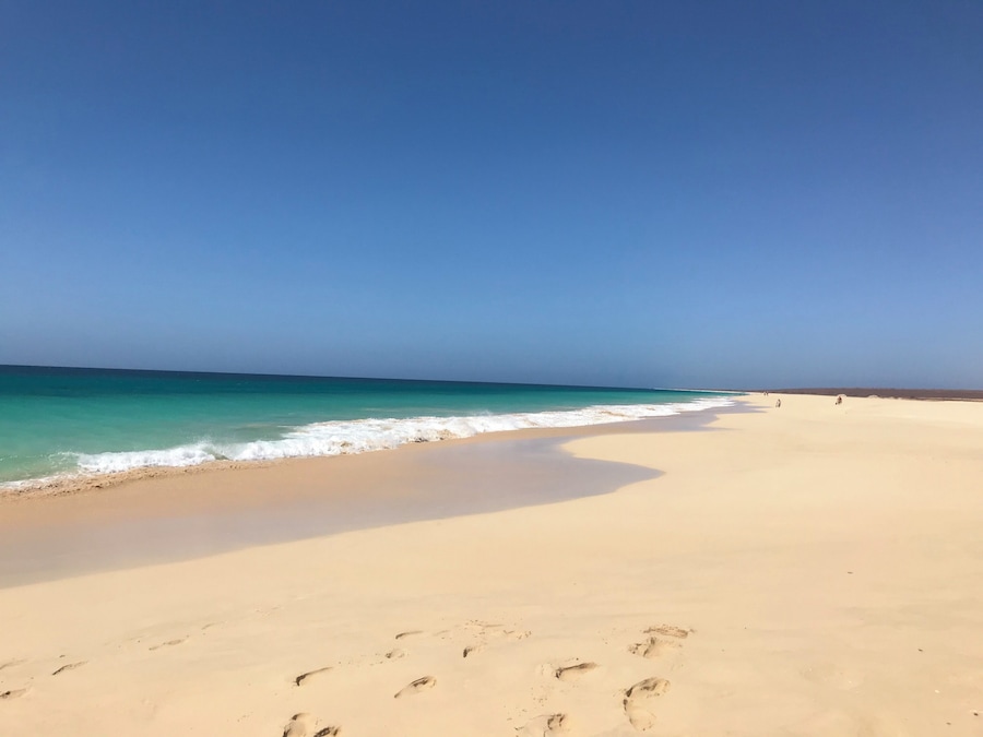 The sea, the sand, and the sky. Boa Vista.