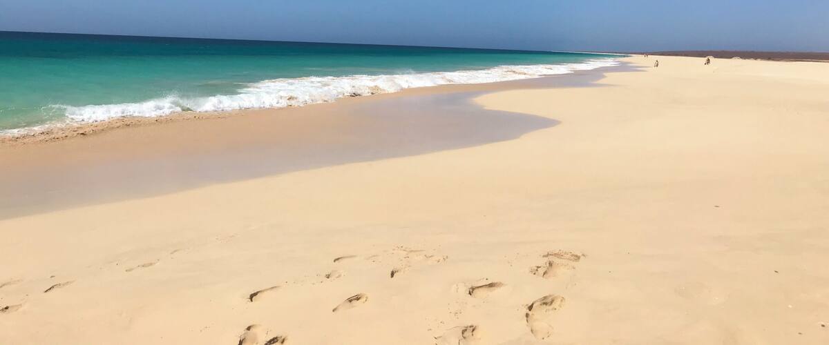 The sea, the sand, and the sky. Boa Vista.