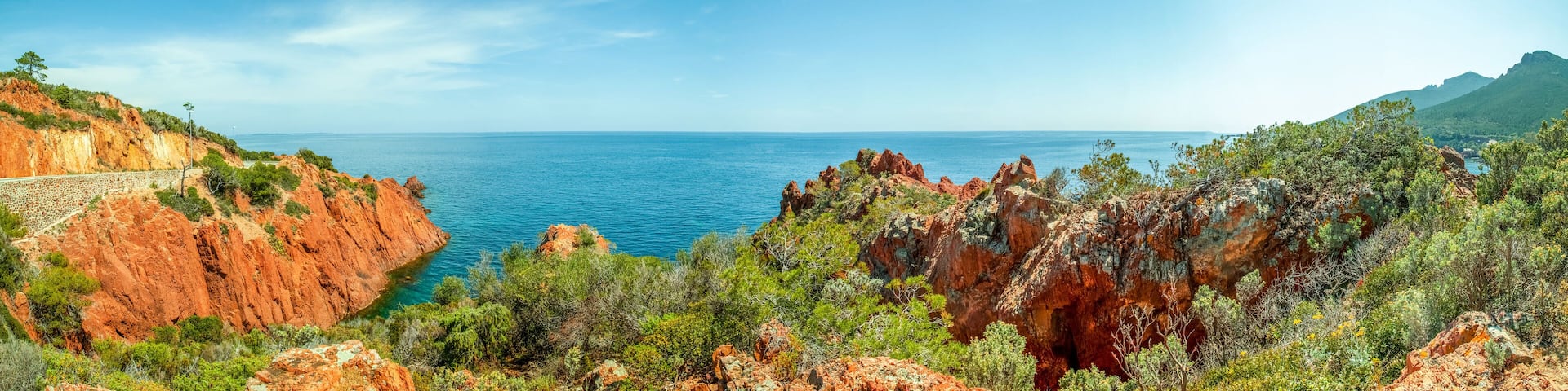Esterel Küstenstrasse, Côte d’Azur, Frankreich