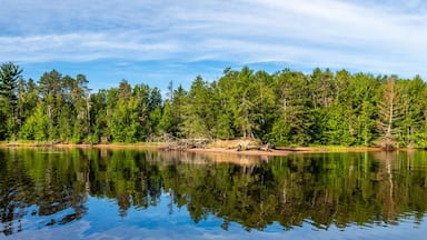 Lake Nokomis in Tomahawk, Wisconsin in the summer