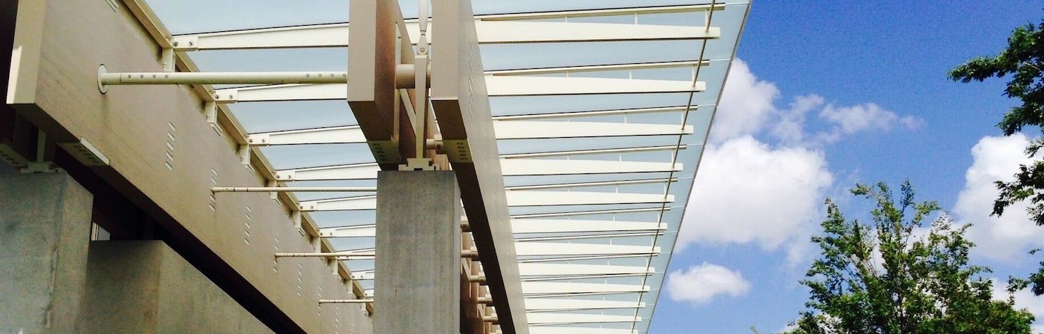 Beautiful new building in the art district of Fort Worth.