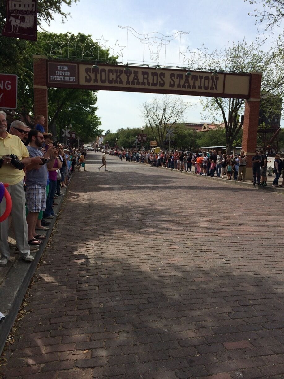 The FortWorth Stockyards are the historic books of the livestock industry in Texas. People here are waiting to see the Texas Longhorns!  
#localgem