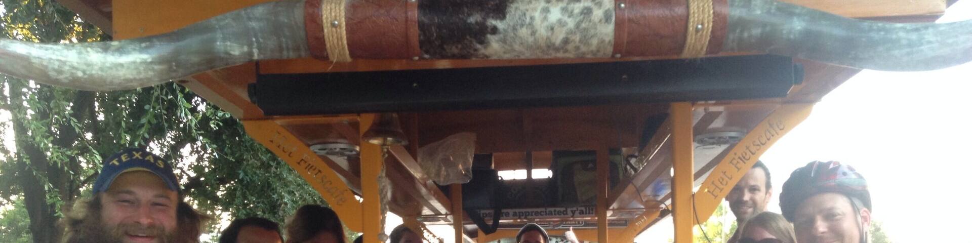 If you ever come to Fort Worth Texas this is a great way to see the city,