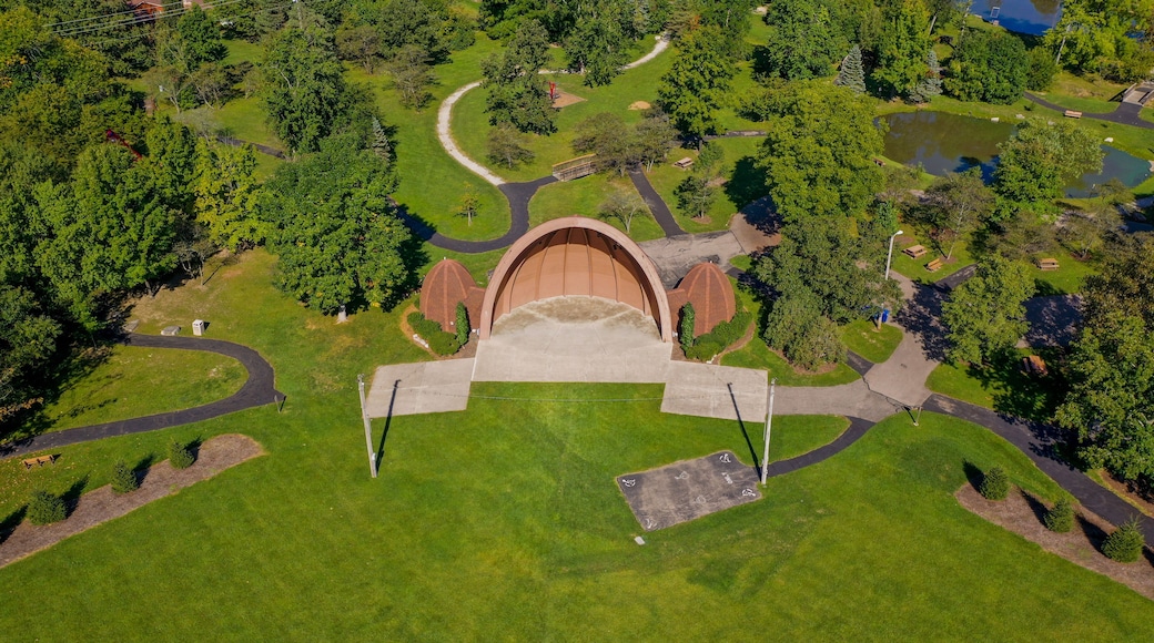 Aerial photos of the Amphitheater at Stubbs park Centerville Oio