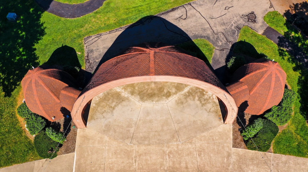 Aerial photos of the Amphitheater at Stubbs park Centerville Oio