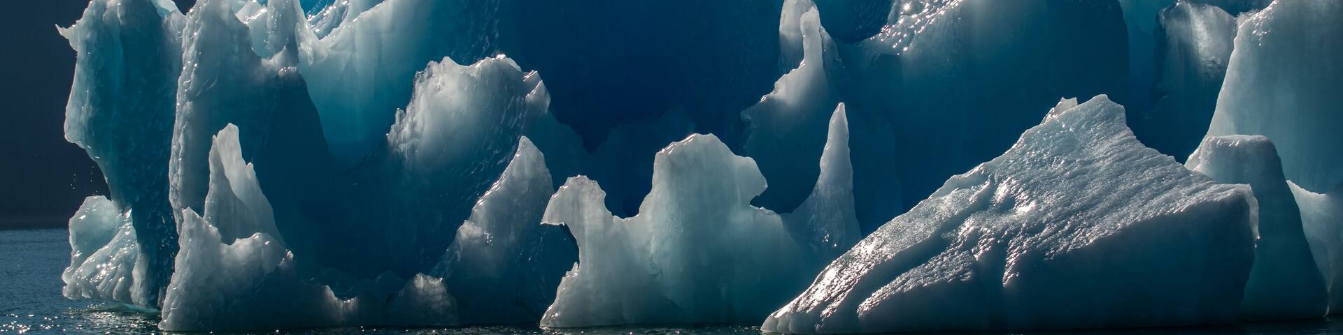 Icebergs near Tracy Arm and Juneau, Alaska