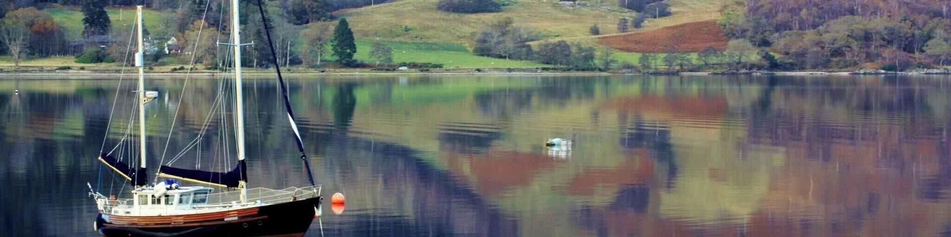 Just after you drive through Glen Coe you come to the Loch this is near Ballachulish, an amazing drive evry turn in the road presents photo oppertunities. I just loved the reflections