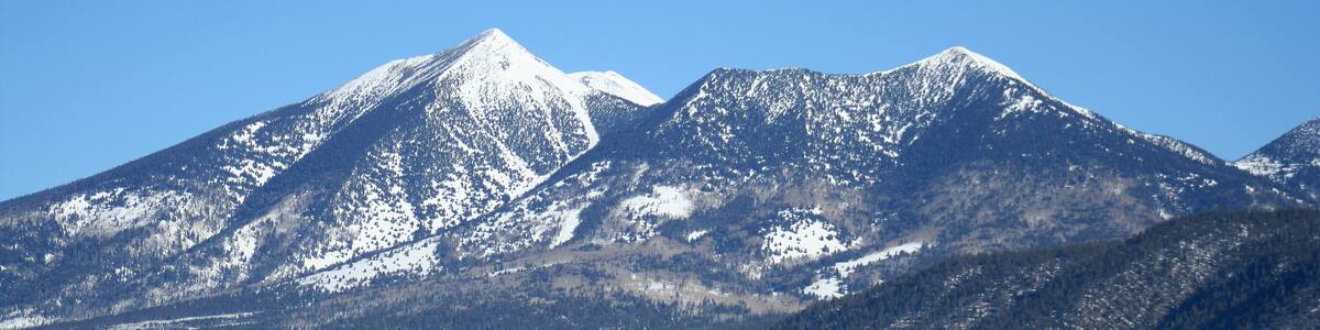 Arizona's San Francisco Peaks in Winter