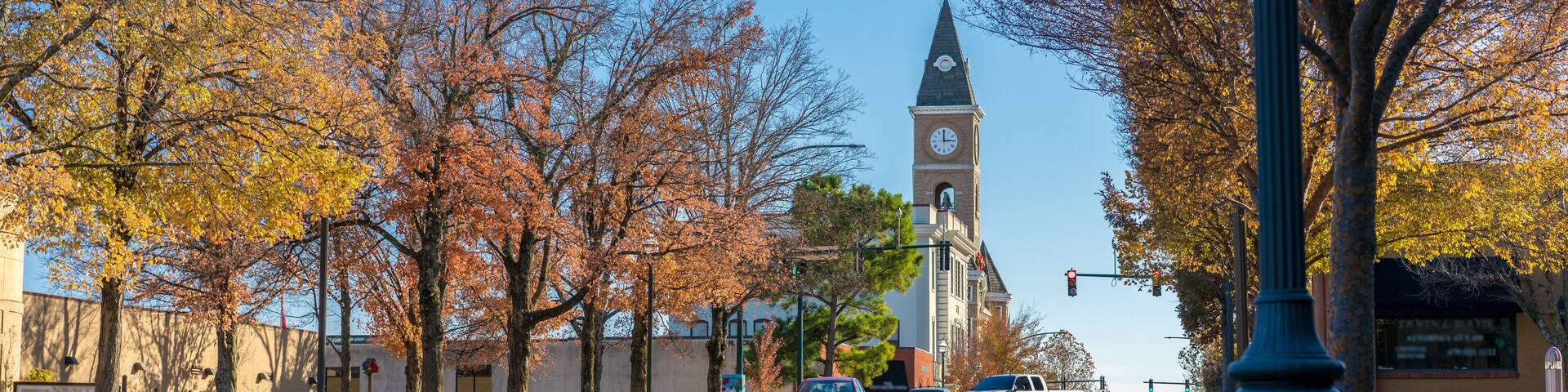 Fayetteville Arkansas Downtown Washington County Court House NWA