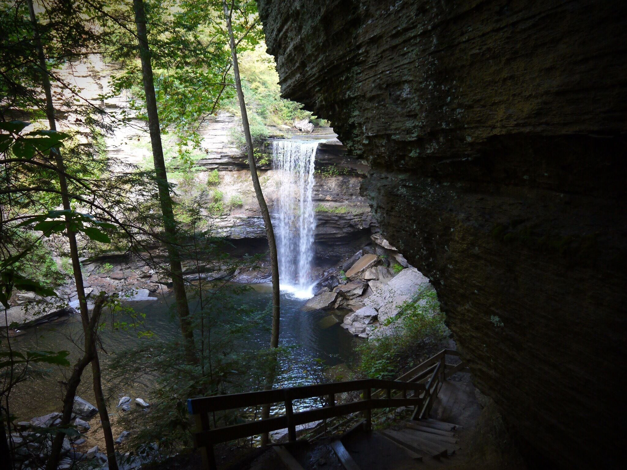 Lower Greeter Falls.  My favorite waterfall in the Savage Gulf Natural Area. 
