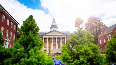 Maryland State House capitol building in Annapolis