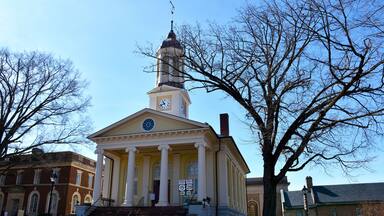 Historic Courthouse in Old Town, Warrenton, Virginia, USA