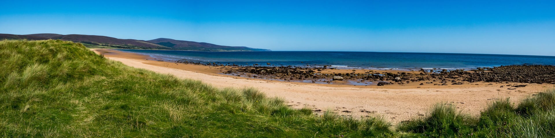 Brora / Szkocja - 26 sierpień 2019: Plaża w Brora