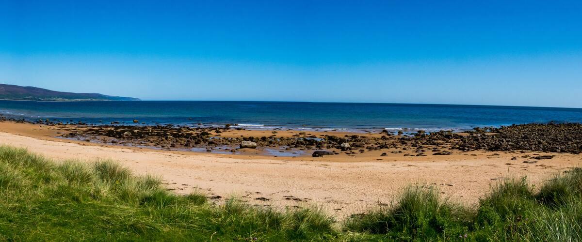 Brora / Szkocja - 26 sierpień 2019: Plaża w Brora