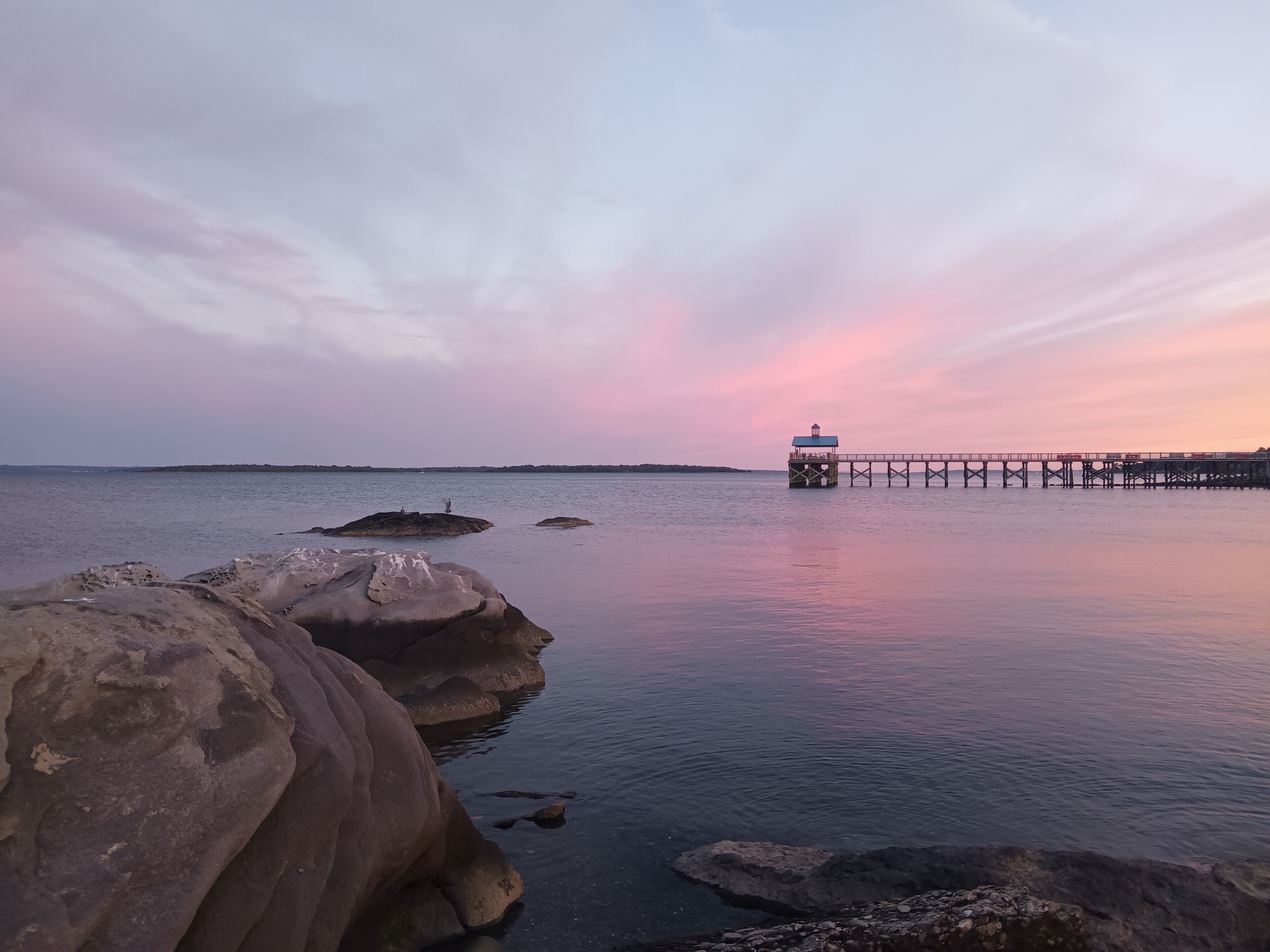 Sunset at Rocky Point. Warwick Rhode Island 
