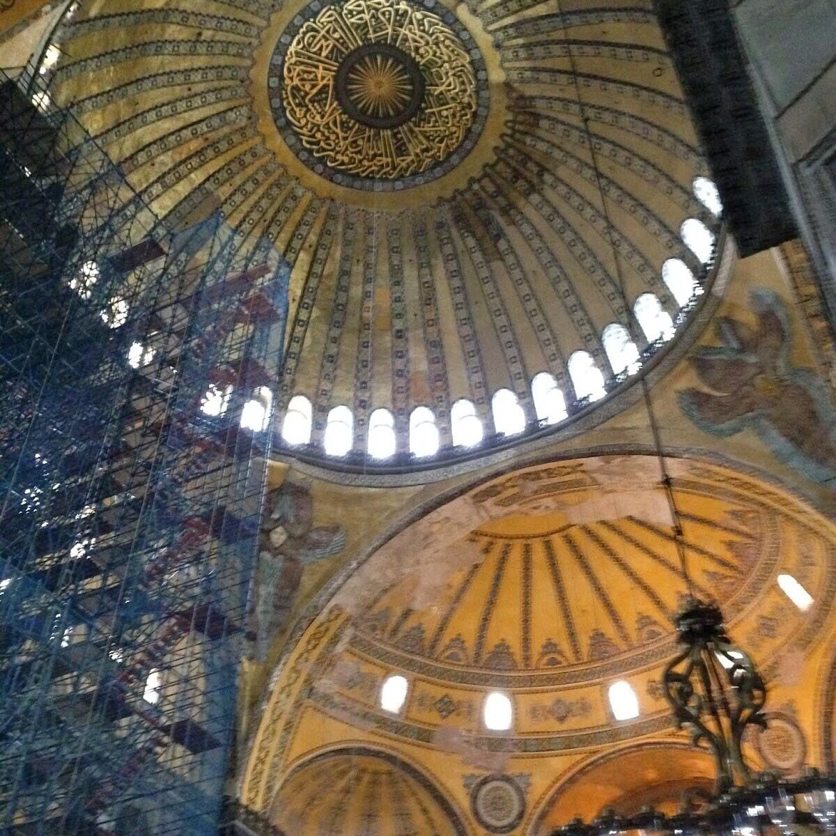 Once a church, then a mosque, now a museum in Istanbul. 