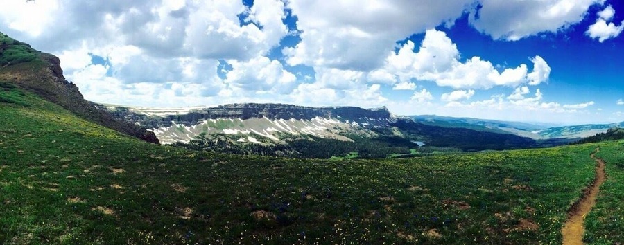 One of the best hikes ever!...panorama from the top!
