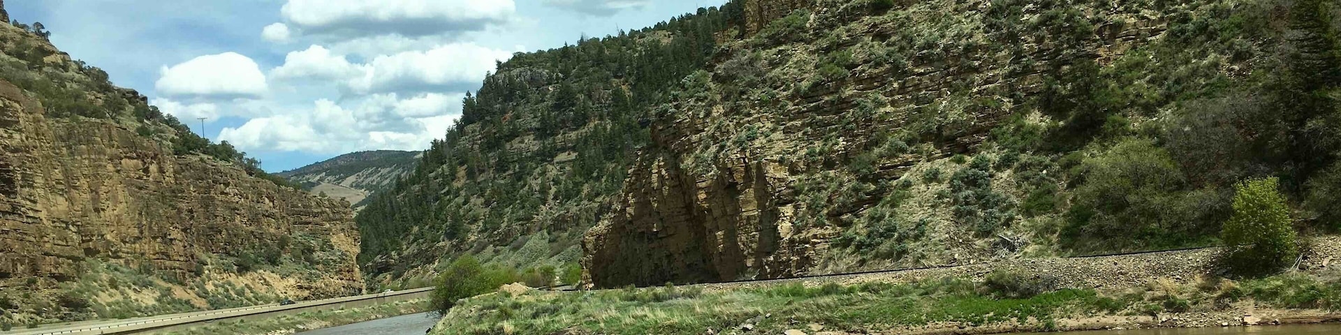 Driving through The Canyon not far from Glenwood Springs, CO.
2018, late spring.