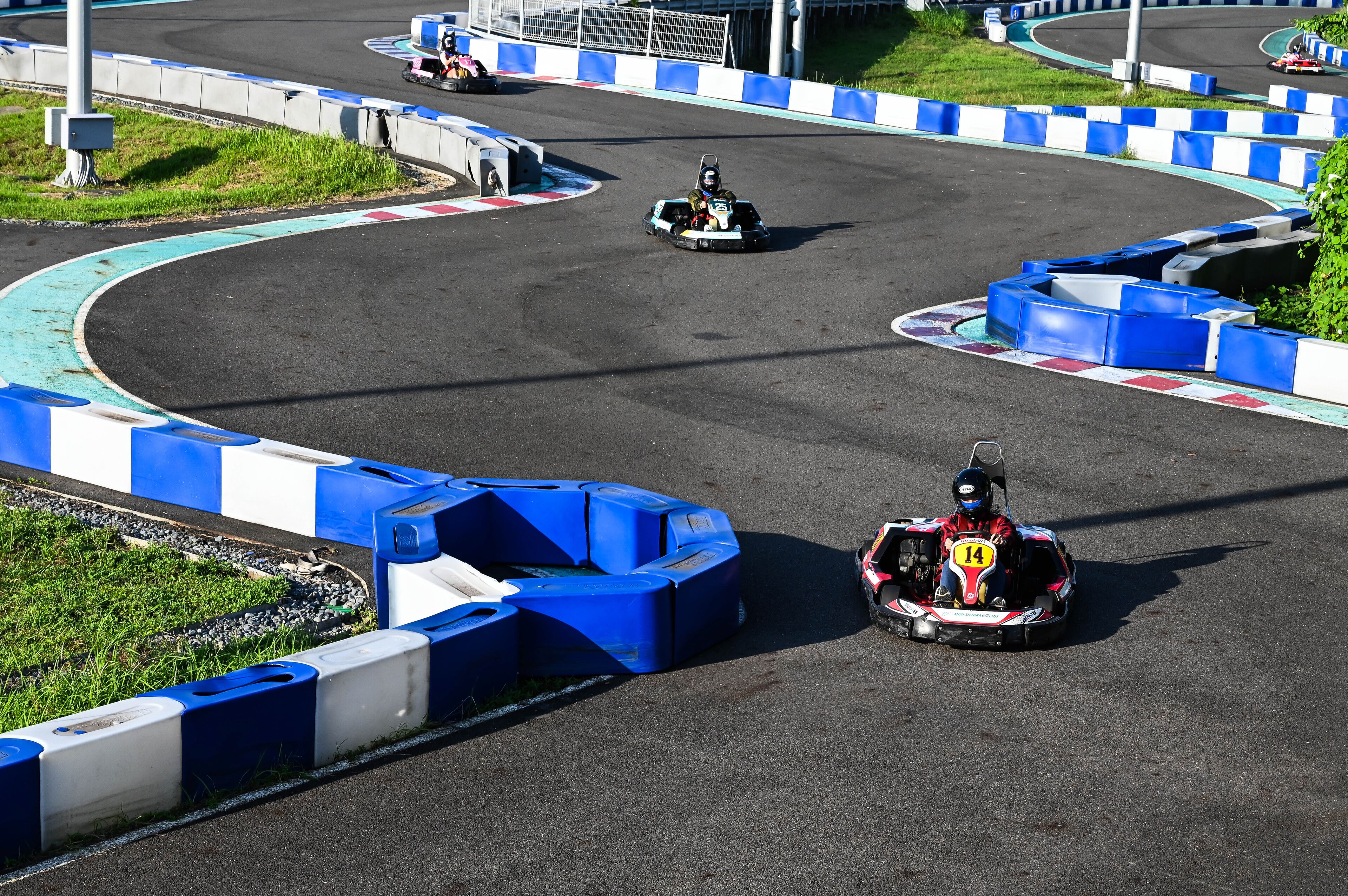 Kaohsiung, Taiwan - OCT 16, 2021: Mini Suzuka Circuit in Taroko Park.