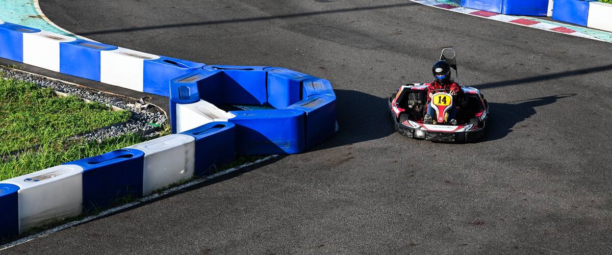 Kaohsiung, Taiwan - OCT 16, 2021: Mini Suzuka Circuit in Taroko Park.