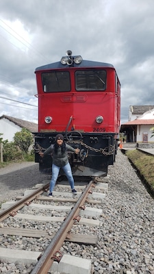 Machachi Ecuador
Take the train and enjoy all the beautiful views
Is not expensive and is so confortable
You choose your destination
7/7/19