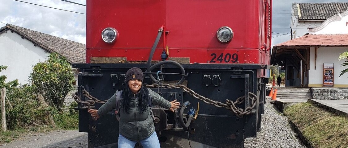 Machachi Ecuador
Take the train and enjoy all the beautiful views
Is not expensive and is so confortable
You choose your destination
7/7/19