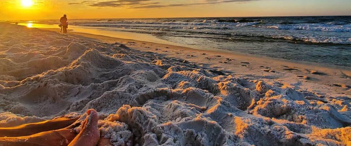 sunrise on the beach in Alabama. #trovember