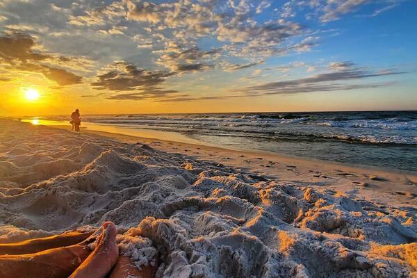 sunrise on the beach in Alabama. #trovember