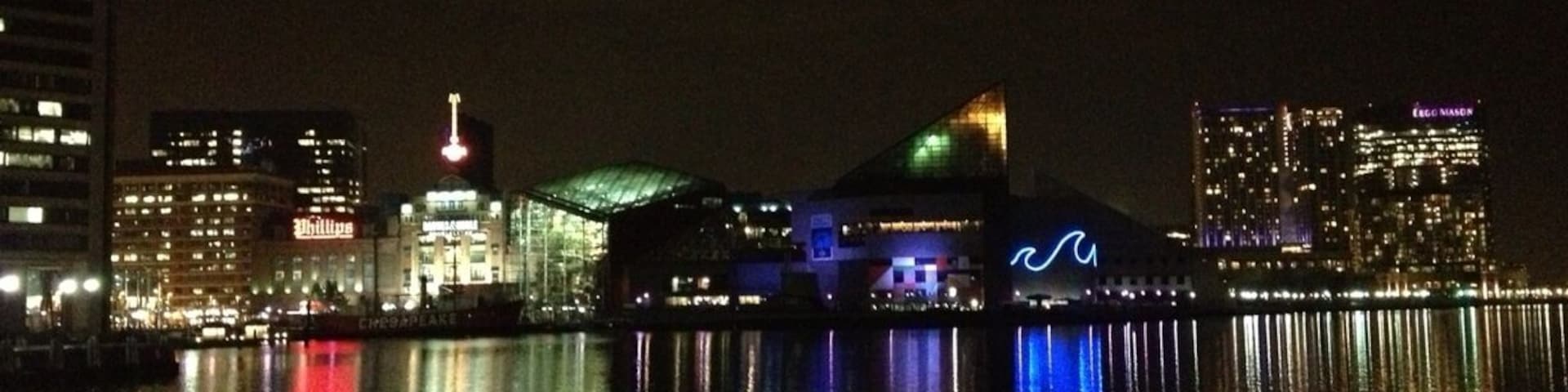 The Inner Harbor should be on everyone's to do list who comes to Baltimore. Walking around at night is particularly wonderful.