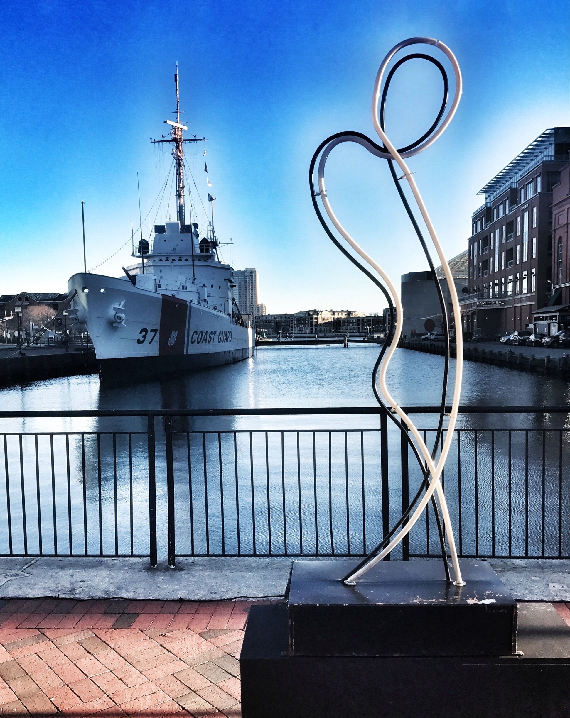 Harbor was a lot cooler during Light City Festival...